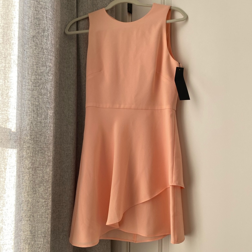 HALSTON HERITAGE SIZE 4 SHORT DRESS NEW W/TAGS